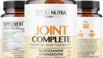 Glucosamine Chondroitin MSM Turmeric 2100mg – Joint Complete Capsules, Advanced Strength Joint Support Supplement for Adults Hands Back Knee Mobility – Bone & Joint Health Supplements for Men & Women