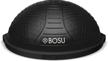 Bosu Half Ball Home Balance Exercise Trainer for Strength and Flexibility Workouts with Built to Last Burst Resistant Material and Hand Pump