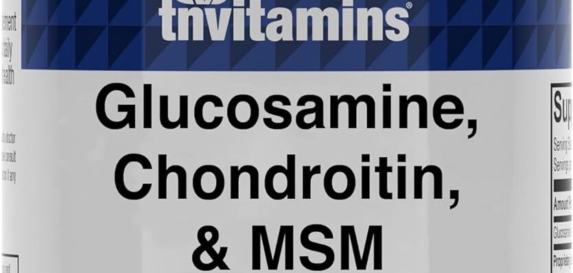 Glucosamine, Chondroitin, & MSM (4000 MG x 240 Capsules) for Men & Women | Joint Support Supplement Complex* | More Than Triple Strength! | Non-GMO | Produced in The USA