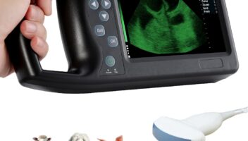 Portable Veterinary Ultrasound Machine, 5.7 inch Home Ultrasound Farm Animals Pregnancy Dog Sheep & Pigs,Vet Handheld Sonogram Machine with 3.5Mhz Convex Probe