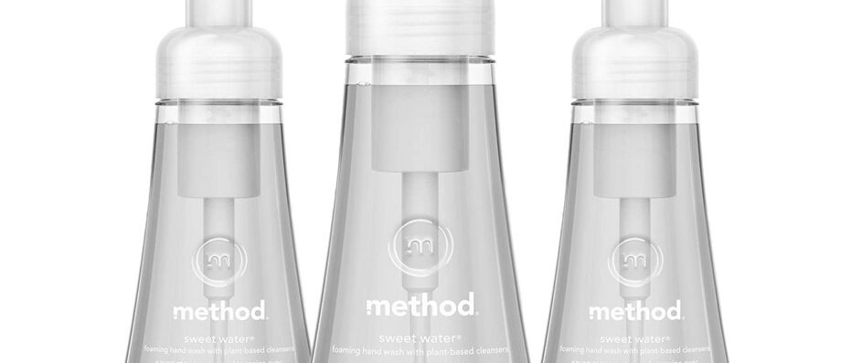 Method Foaming Hand Soap, Sweet Water, Paraben and Phthalate Free, Biodegradable Formula, 10 fl oz (Pack of 3)