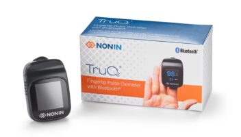 Nonin TruO2 Model 3245 Bluetooth Wireless Fingertip Oxygen Sensor I HSA and FSA Approved