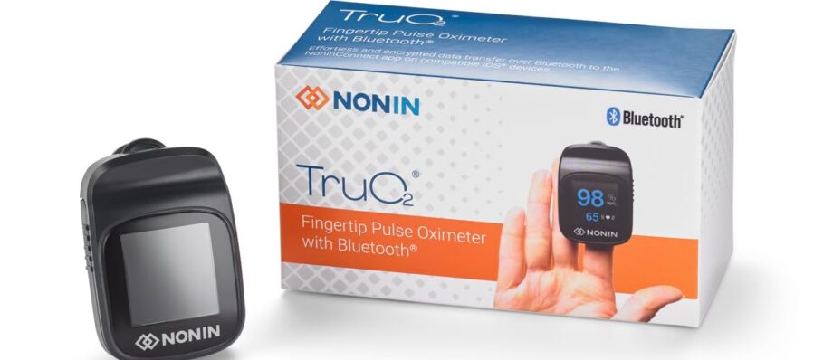 Nonin TruO2 Model 3245 Bluetooth Wireless Fingertip Oxygen Sensor I HSA and FSA Approved