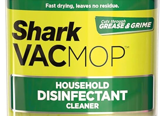 Shark VCD60 VACMOP Disinfectant Cleaner, Lemon Refill 2L Bottle, 4.2 in L x 4.7 in W x 11 in H, Clear, 67 Fl Oz (Pack of 1)