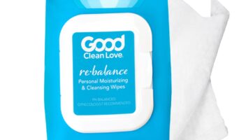 Good Clean Love Rebalance Feminine Wipes, Supports Vaginal Health Naturally & Reduces Odor, Moisturizing & Cleansing Hygiene Product Made with Aloe, pH-Balanced Feminine Wipes, 30 Biodegradable Wipes