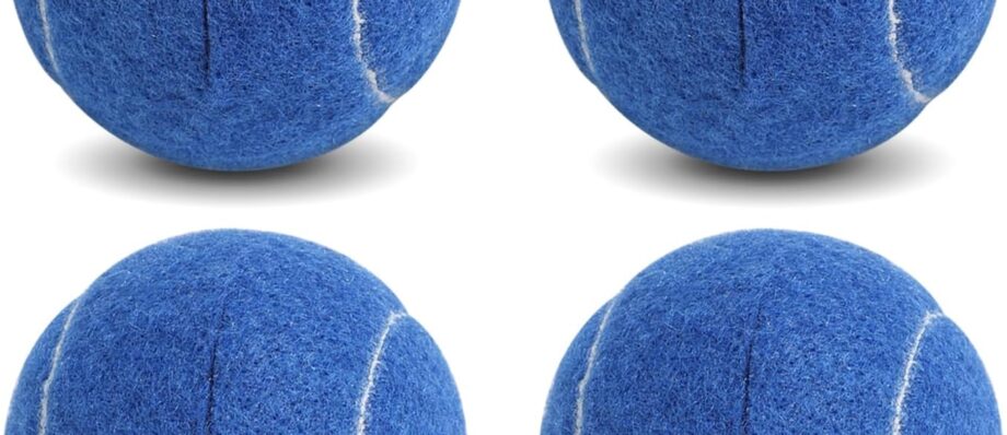 ANCKNE Walker Tennis Balls Precut Tennis Balls for Walkers 4PCS Walkers Legs Universal Precut Glide Balls, Heavy Duty Long Lasting Felt Pad Glide Coverings for Furniture Legs and Floor Protection