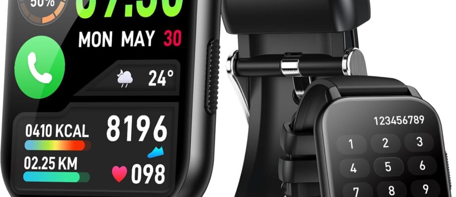 Top Fitness Smartwatch: Bluetooth Calls, 112+ Sports, Heart Rate & More