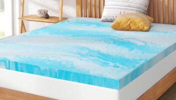 3 Inch Gel Memory Foam Mattress Topper Twin Size, CertiPUR-US Certified