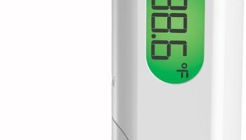 Braun ThermoScan 4 Digital Ear Thermometer, Professional Accuracy with Color Coded and Audio Fever Guidance for Babies, Toddlers, Kids and Adults, IRT3515