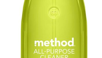 Method All-Purpose Cleaner Spray, Lime + Sea Salt, Plant-Based and Biodegradable Formula Perfect for Most Counters, Tiles, Stone, and More, 28 oz Spray Bottles, (Pack of 1)