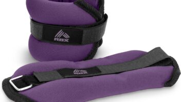 Ankle and Wrist Weights for Women and Men - Velcro Straps, Made for Jogging, Walking, Resistance Training, and Physical Therapy (Set of 2) - Soft Touch Material