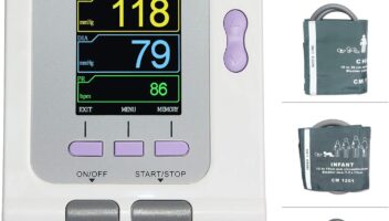 Fully Automatic Upper Arm Blood Pressure Monitor 3 Mode 4 Cuffs without adapter Electronic Sphygmomanometer