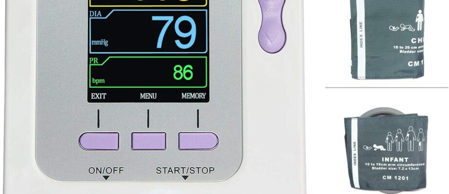 Fully Automatic Upper Arm Blood Pressure Monitor 3 Mode 4 Cuffs without adapter Electronic Sphygmomanometer