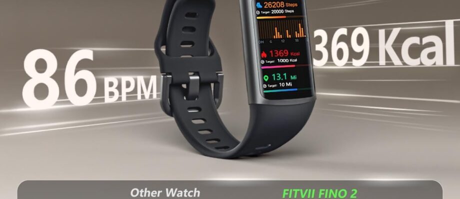 FITVII FINO 2 Review: Slim Fitness Tracker with Heart Rate, BP & Sleep Monitor