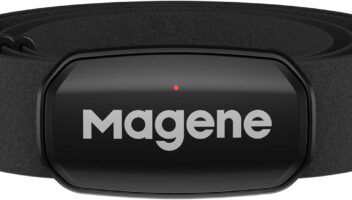 Magene H303 Heart Rate Monitor, Heart Rate Sensor Chest Strap, Protocol ANT+/Bluetooth, Compatible with iOS/Android APPs