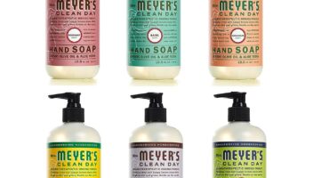 MRS. MEYER'S CLEAN DAY hand soap Scent Variety Pack, Rosemary + Basil + Geranium + Honeysuckle + Lavender + Lemon Verbena