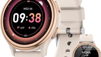 Top 2024 Women's Smart Watch: 400+ Faces, Health Features & 3 Bands