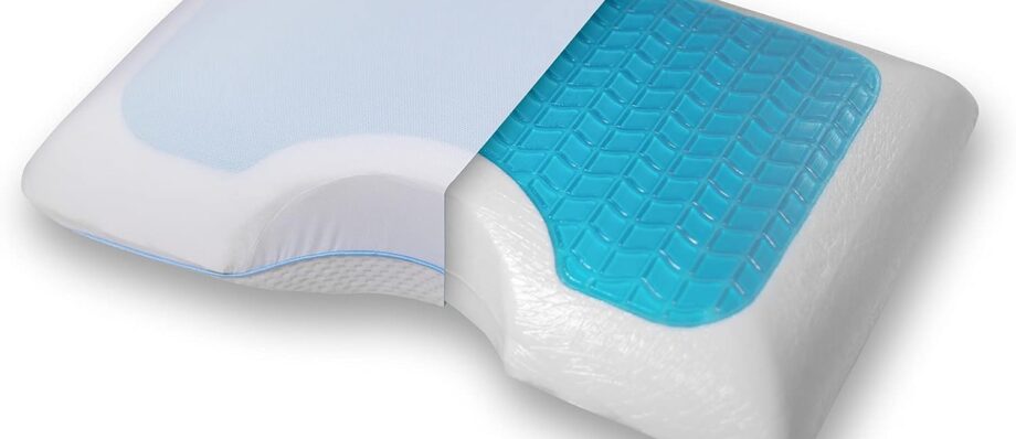 Side Sleeper Pillow - Bed Pillow - Cooling Pillow - My Skin Friendly Memory Foam Pillow - Pillow Cover Cervical Pillow Orthopedic Pillow Supports Posture Neck Bed Pillow Sleeping Pillow