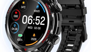 Review: Military Smartwatch with Bluetooth Fitness Tracker & 100+ Sport Modes