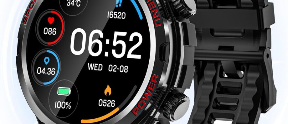 Review: Military Smartwatch with Bluetooth Fitness Tracker & 100+ Sport Modes