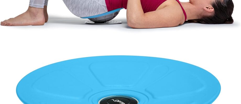 OPTP Pelvic Rocker Core Trainer – Balance Disc for Core Stability, Pelvic Floor Training, and Ab Exercise - Core Strength Exercise Trainer for Stability