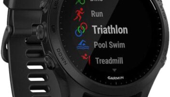 Garmin Forerunner 945, Premium GPS Running/Triathlon Smartwatch with Music, Black - 010-02063-00