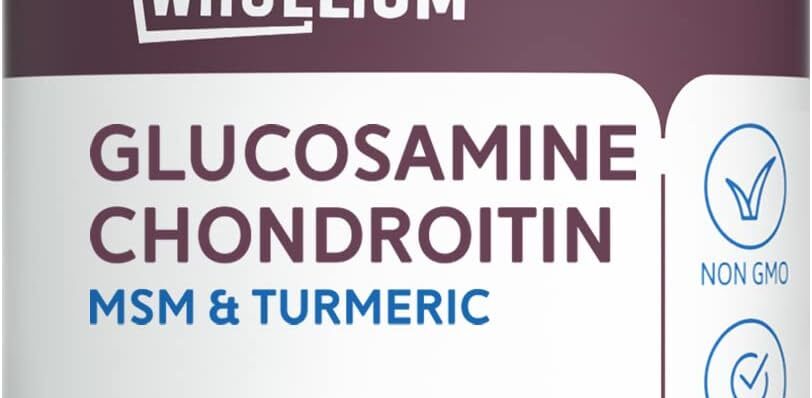 Glucosamine Chondroitin, 1500 mg Glucosamine HCl, Ultra Strength, Supports Joint Structure, Flexibility & Strength, No Shellfish, Non-GMO, 90 Tabs