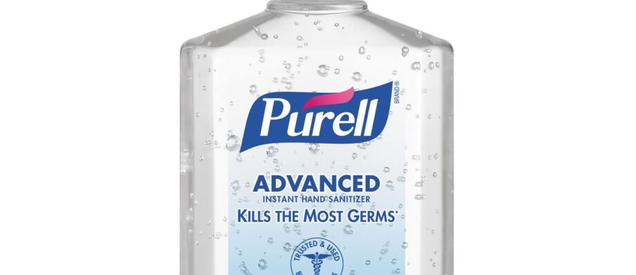 Purell Advanced Hand Sanitizer Refreshing Gel, Clean Scent, 8 fl oz Pump Bottle (Pack of 12), 9652-12