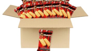 Walker's Shortbread Fingers, Pure Butter Shortbread Cookies, 1 Oz Snack Packs (Pack of 150)