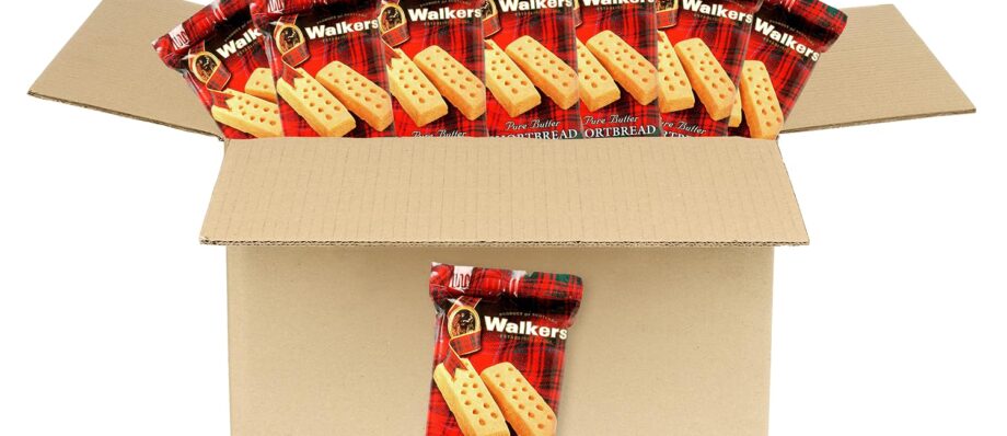 Walker's Shortbread Fingers, Pure Butter Shortbread Cookies, 1 Oz Snack Packs (Pack of 150)