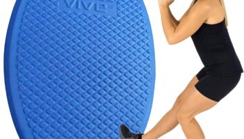 Vive Oval Balance Pad - Wobble Cushion For Physical Therapy And Rehabilitation Equipment - Soft Stability Trainer Foam For Workouts, Yoga, Core Strength And Pilates - Device For Women, Men And Kids