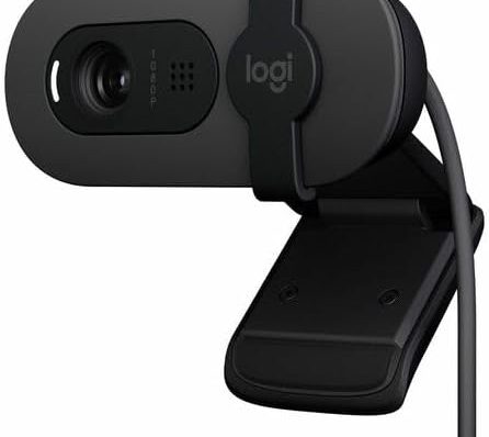 Logitech 960001580 Brio 100 1080p Full HD Webcam (Graphite) (Renewed)