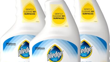 Pledge Multi Surface Cleaner Spray for Most Hard Surfaces, Everyday Clean, pH-Balanced, Fresh Citrus Scent, 25 oz (Pack of 3)