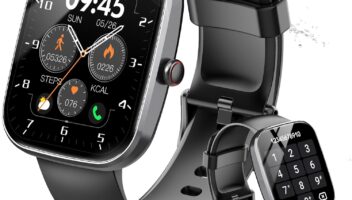 Top Fitness Smartwatch: HD Screen, Calls, Heart Rate & More