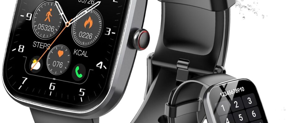 Top Fitness Smartwatch: HD Screen, Calls, Heart Rate & More