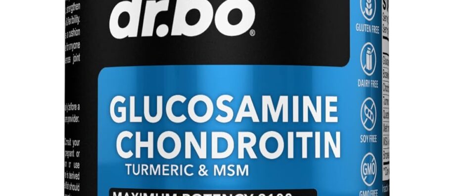 Glucosamine Chondroitin MSM Turmeric - Joint Health Supplement 2100mg Knee Bone & Joints - Joint Support Supplement Pills Advanced Glucosamine Sulfate Capsules Joint Supplements for Men Women Adults