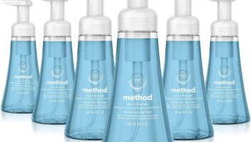 Method Foaming Hand Soap, Sea Minerals, Paraben and Phthalate Free, Biodegradable Formula, 10 Fl Oz (Pack of 6)