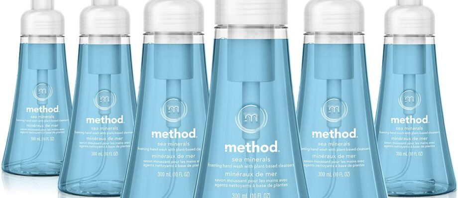 Method Foaming Hand Soap, Sea Minerals, Paraben and Phthalate Free, Biodegradable Formula, 10 Fl Oz (Pack of 6)