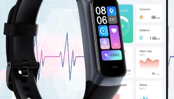 Smart Fitness Tracker: Heart Rate, Sleep & Step Monitor for Android/iOS