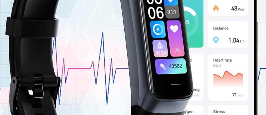 Smart Fitness Tracker: Heart Rate, Sleep & Step Monitor for Android/iOS