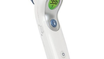 Braun No Touch and Forehead Thermometer - Touchless Thermometer for Adults, Babies, Toddlers and Kids, Color-Coded Fever Guidance, Fast, Reliable, and Accurate Results, FSA and HSA Eligible