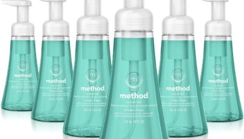 Method Foaming Hand Soap, Waterfall, Paraben and Phthalate Free, Biodegradable Formula, 10 fl oz (Pack of 6)